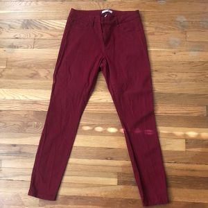 Red skinny (Woman’s jeans) (size 12)